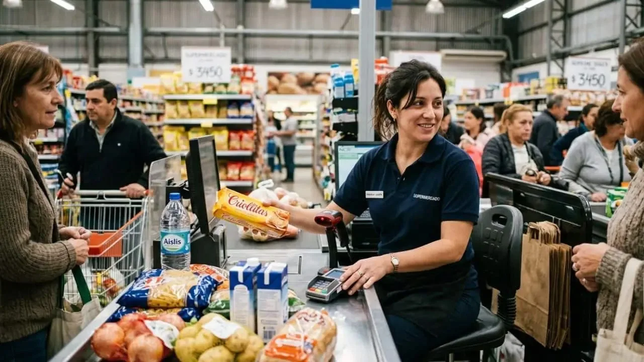 Actualización salarial para cajeros de supermercados en junio de 2026
