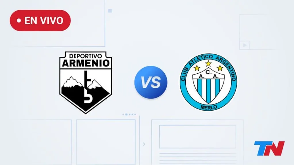 Armenio superó a Argentino de Merlo 2-0 en la fecha 5 de la Primera División B