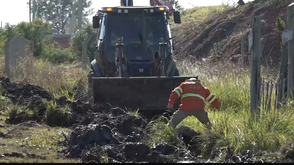 Avanzan obras de drenaje, limpieza y alcantarillado en el barrio San Gabriel de Resistencia
