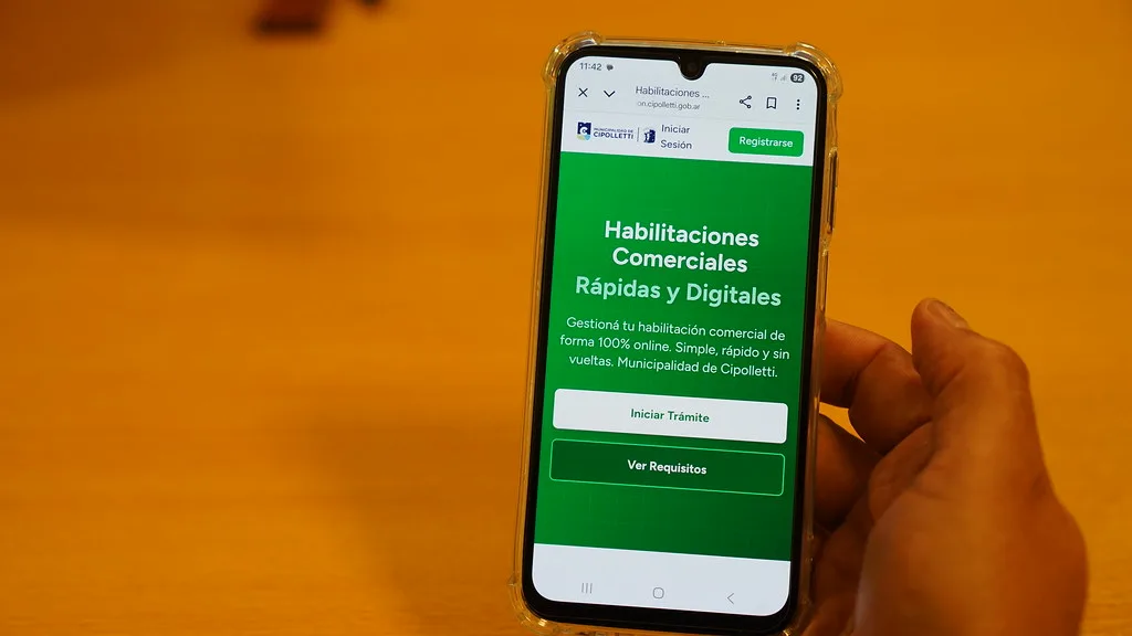 Cipolletti actualiza plataforma online para agilizar habilitación y licencias comerciales