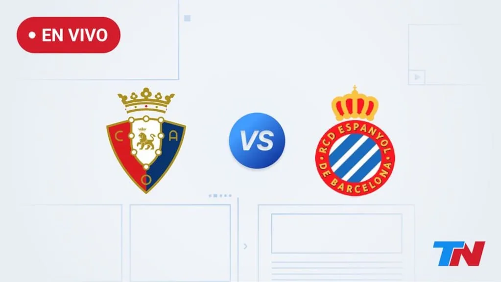 Espanyol se impone 2-1 a Osasuna en la jornada 37 de La Liga española