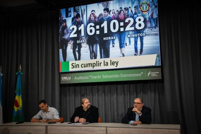 Germán Pinazo cuestionó el ajuste en universidades y defendió la Ley de Financiamiento en la UNLu