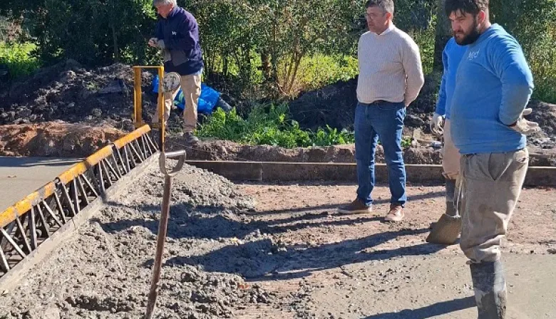 Magdalena acelera su plan de pavimentación con obras en Bartolomé Bavio y el distrito
