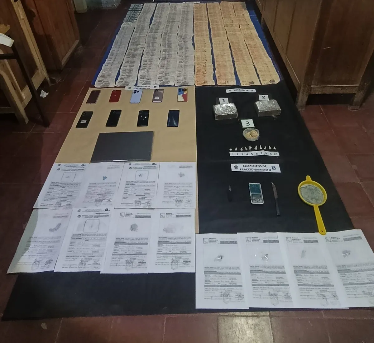 Más de 12 mil dosis de droga incautadas en operativos contra el narcomenudeo en Jujuy
