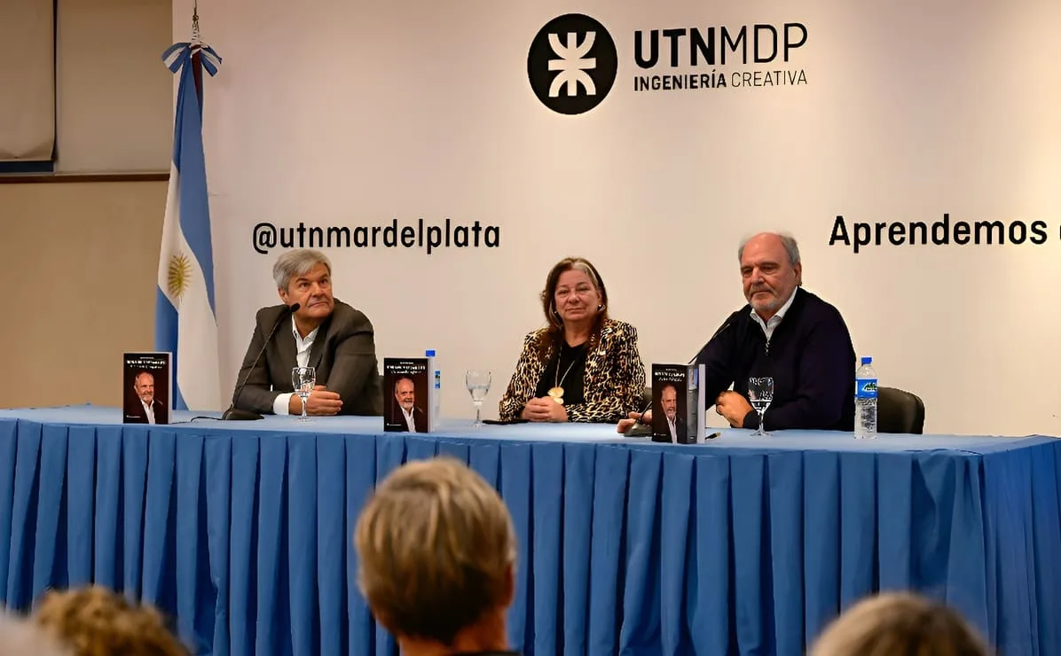 Presentaron en la UTN Mar del Plata el libro sobre Horacio Tettamanti y su aporte a la logística nacional