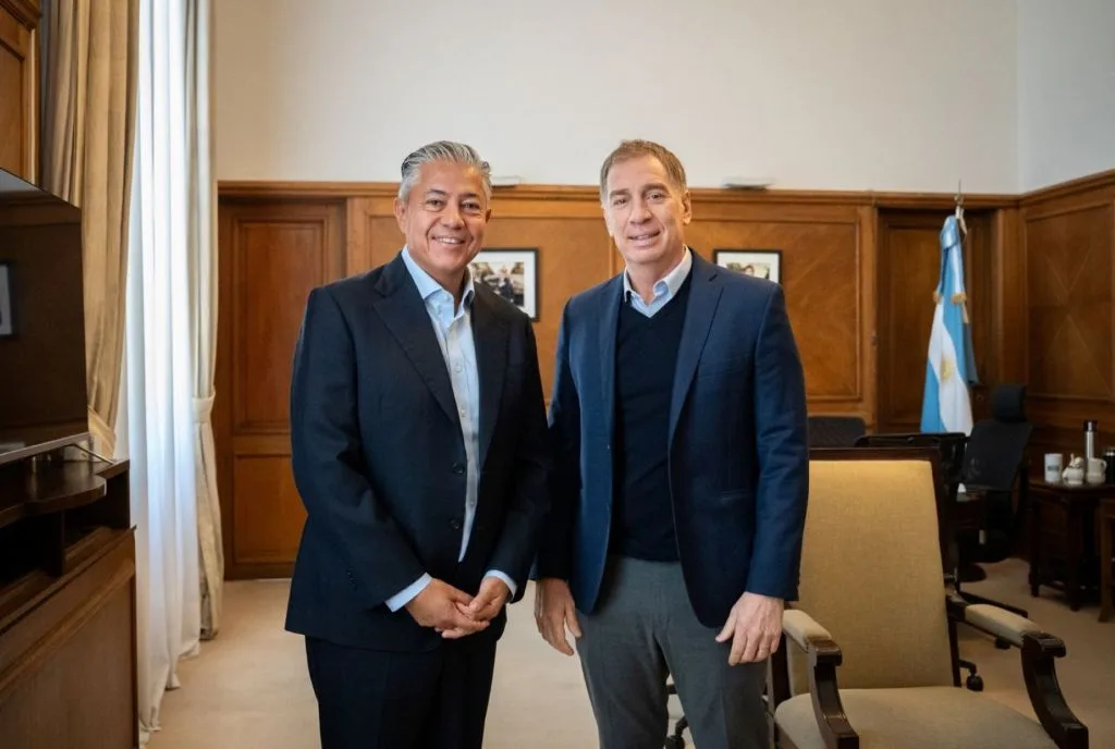 Rolando Figueroa y Diego Santilli acordaron avances para financiar obras en Neuquén