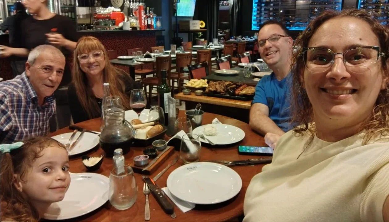 Romina Tardío ganó una parrillada para cuatro y celebró el cumpleaños de su suegra