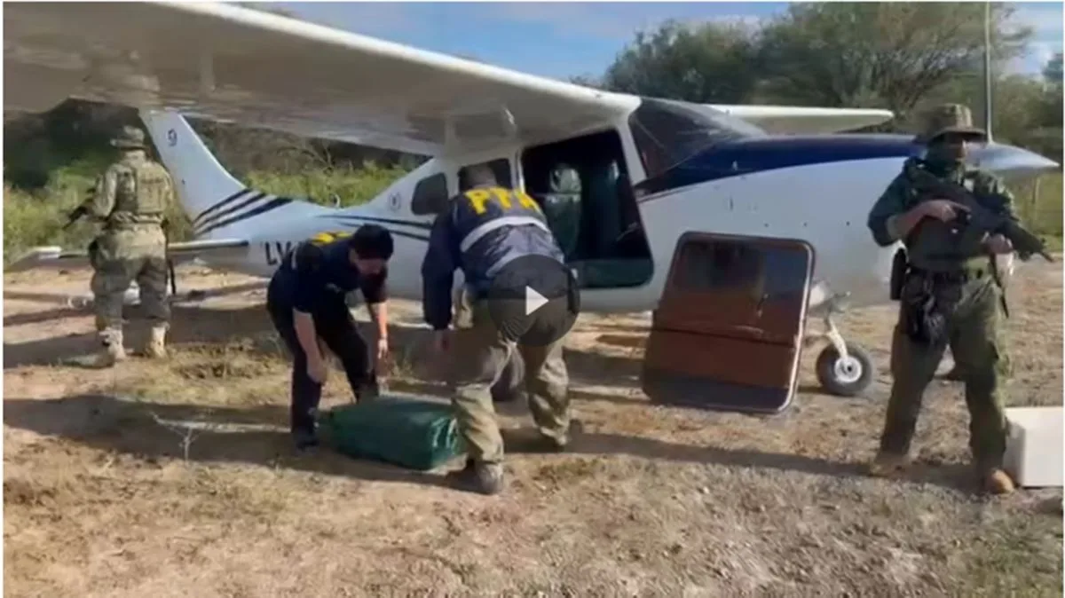 Santa Fe: interceptan avión con más de 400 kilos de cocaína tras aviso de la DEA