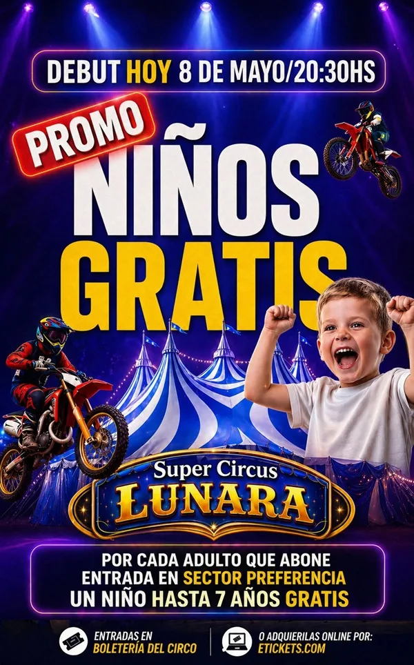 Super Circus Lunara inicia funciones con una propuesta que une tradición y tecnología