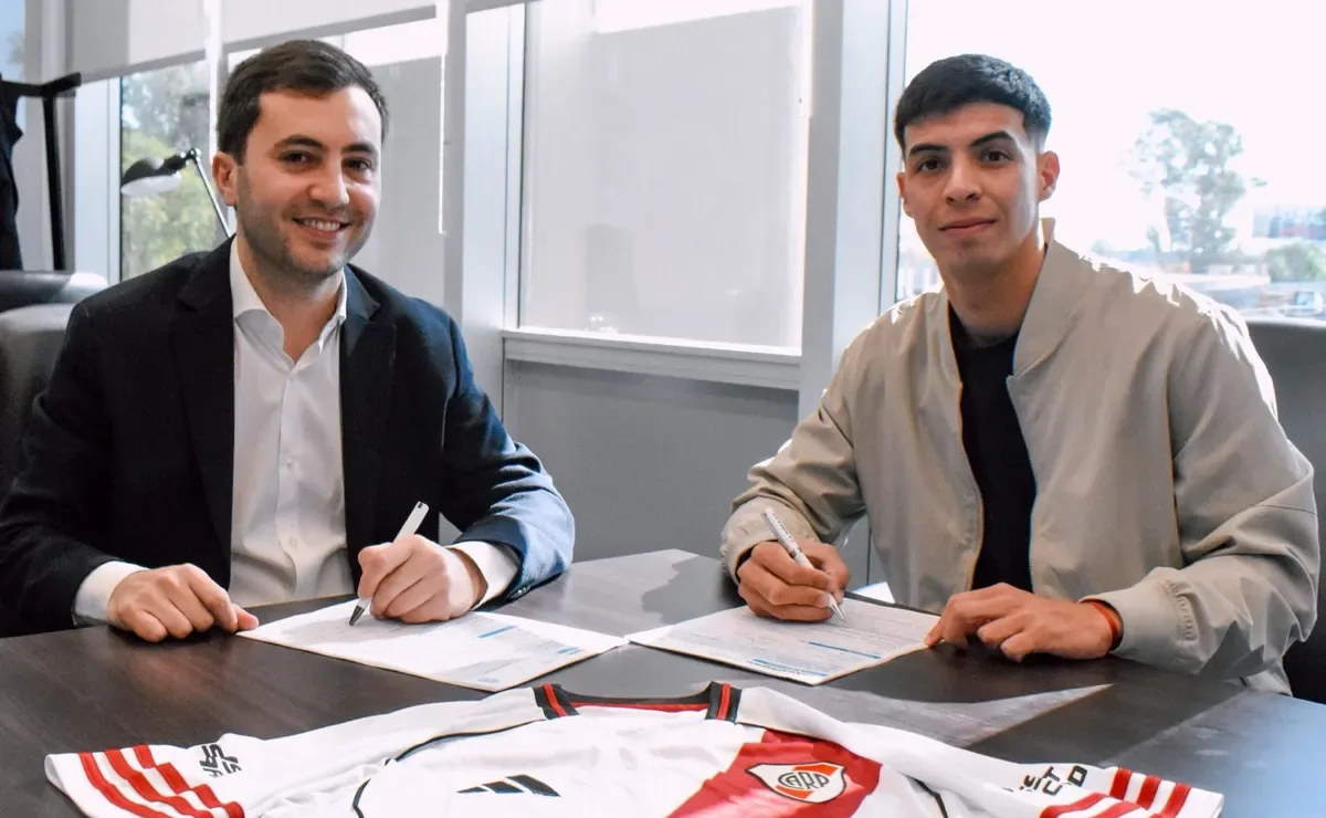 Tomás Galván renovó contrato con River hasta 2028 con millonaria cláusula de rescisión