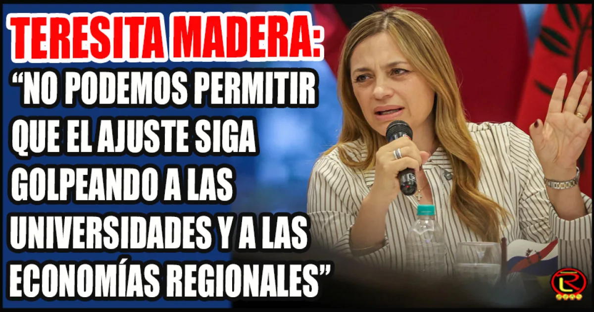 Vicegobernadora de La Rioja respalda la Marcha Federal Universitaria y destaca desafíos regionales