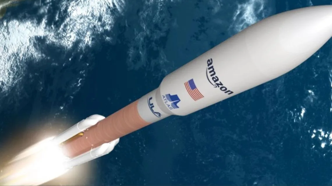 Amazon lanza los primeros 29 satélites de Kuiper para competir con Starlink