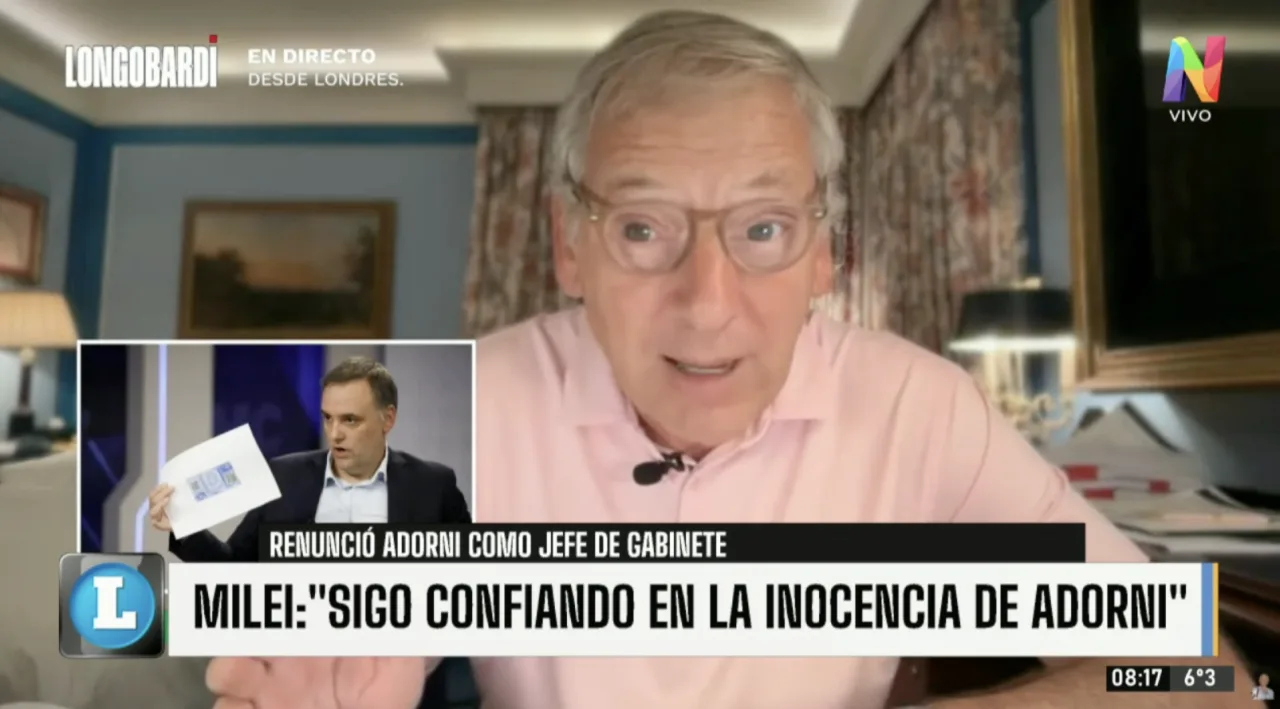 Manuel Adorni renunció a la Jefatura de Gabinete y denunció campaña de difamación en su contra