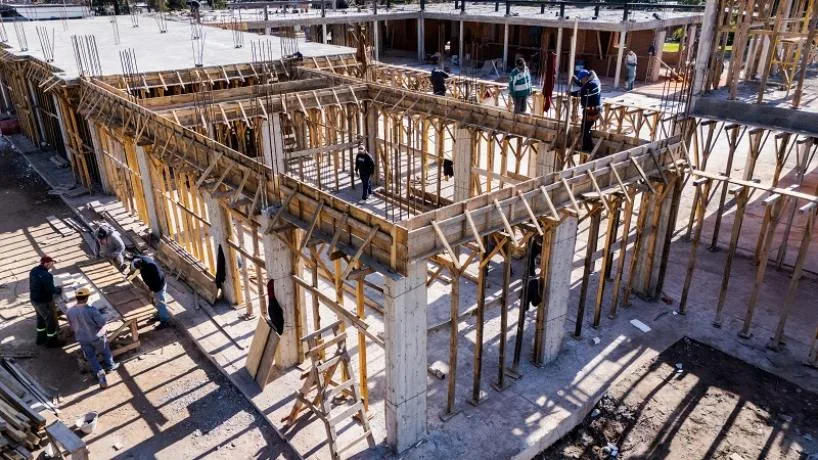 Avanza la construcción de la nueva escuela secundaria en San Pedro de Colalao