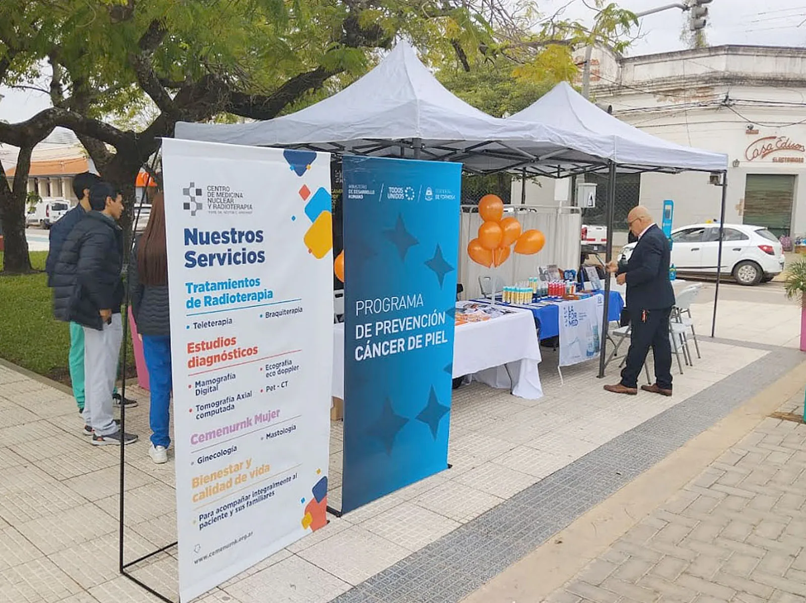 Campaña en espacio público busca concientizar sobre prevención del cáncer de piel en Formosa
