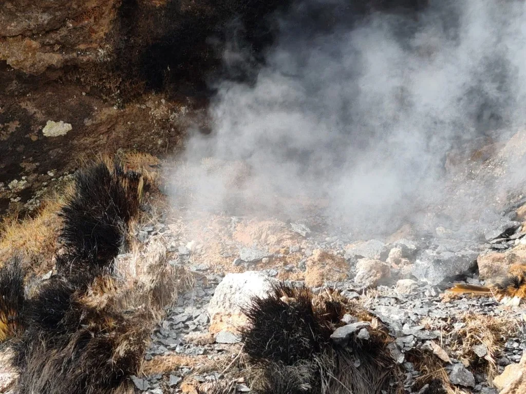 Detectan irradiación de calor en el volcán Auca Mahuida sin riesgo volcánico inmediato