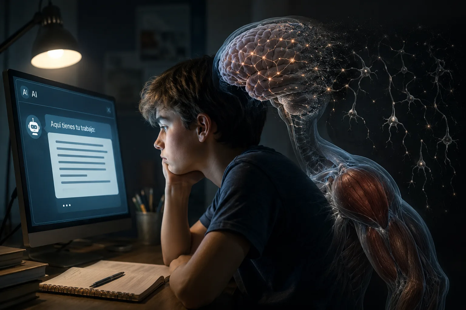 El impacto de la inteligencia artificial en la capacidad cognitiva humana