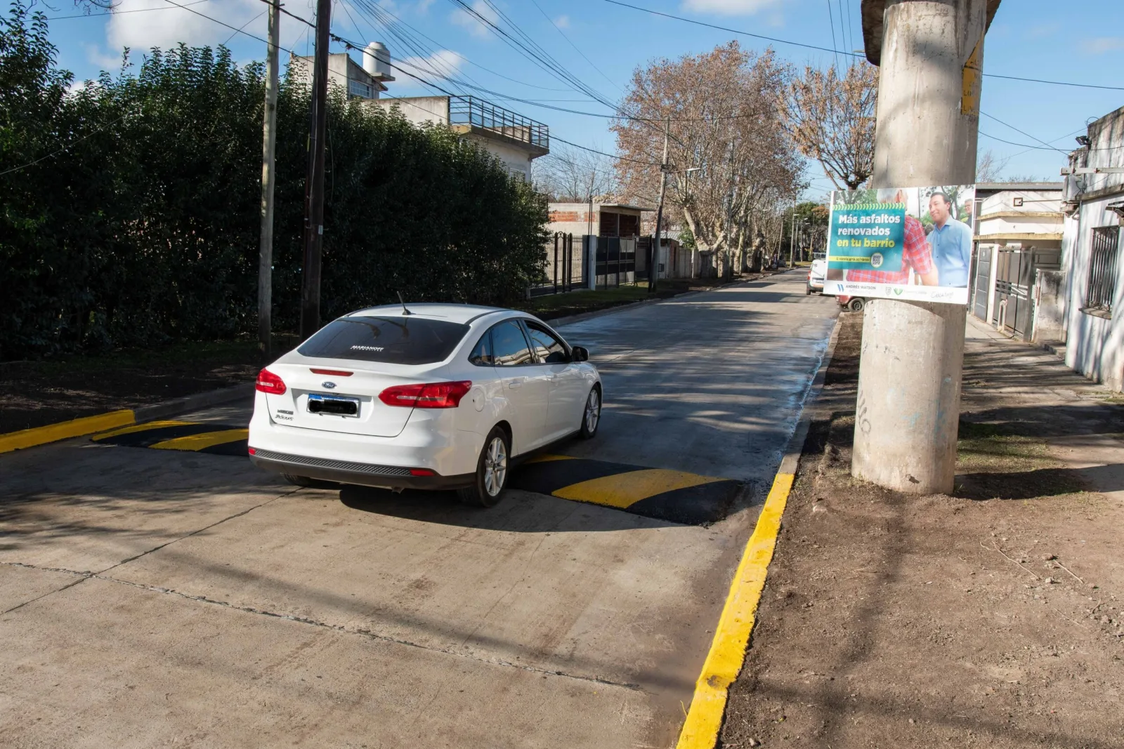 Finalizan obras de pavimento en Villa Vatteone para mejorar accesos clave del barrio