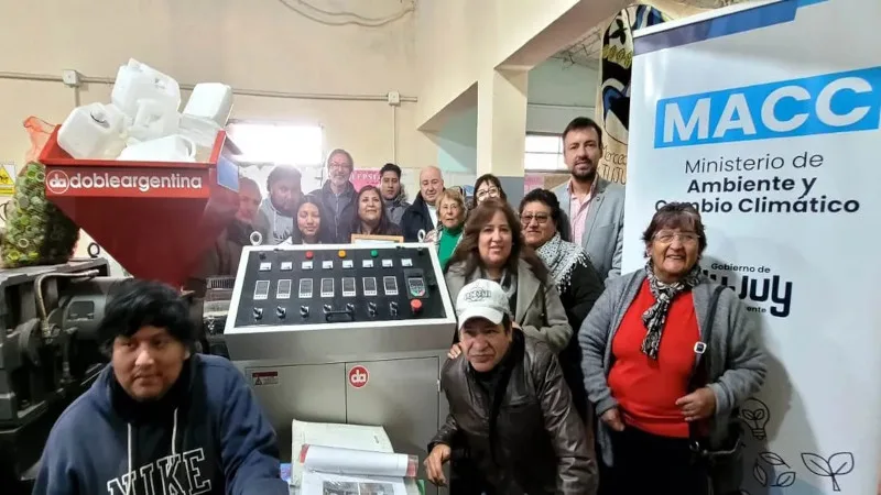 Jujuy potencia el reciclaje con nueva maquinaria para EcoPlast en proyecto GIRSU