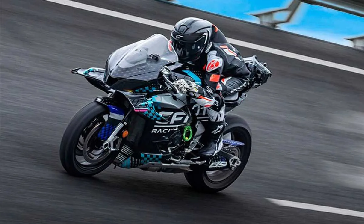 La CFMOTO V4 SR-RR superó los 315 km/h con potencia de 210 HP en pruebas oficiales