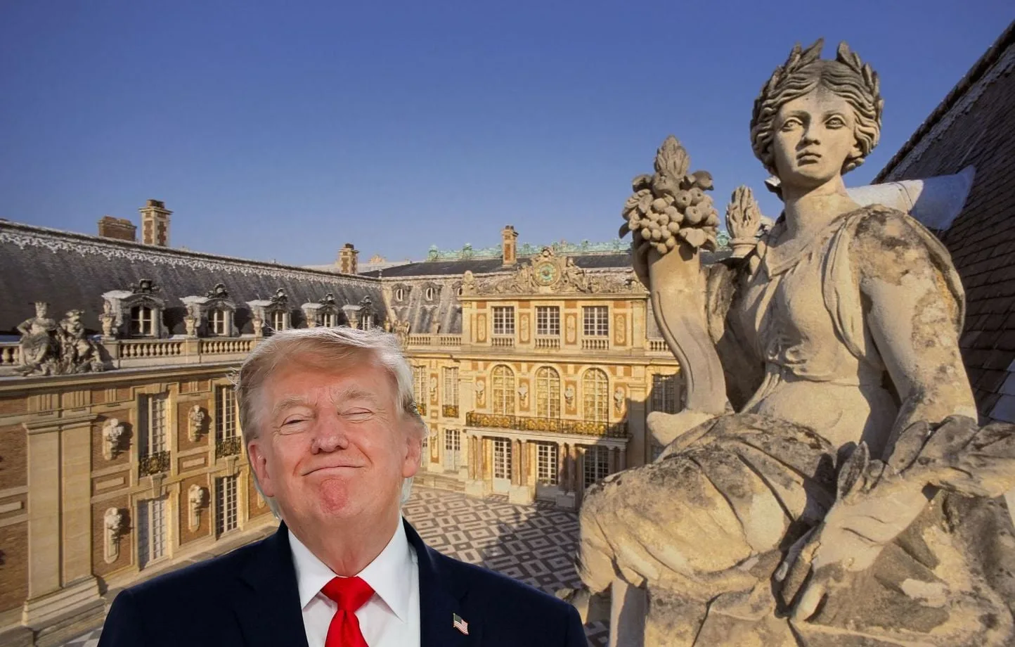 La visita de Donald Trump al Palacio de Versalles refleja un símbolo histórico de diplomacia francesa