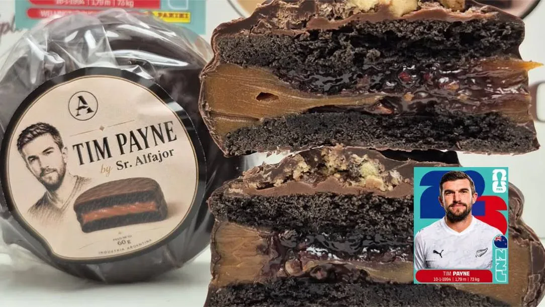 Lanzan un alfajor inspirado en Tim Payne que ya genera impacto en redes sociales