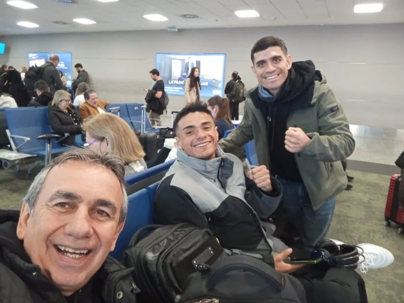 Leo Corrales y Matías García representan a Argentina en torneo internacional de Kickboxing en San Pablo