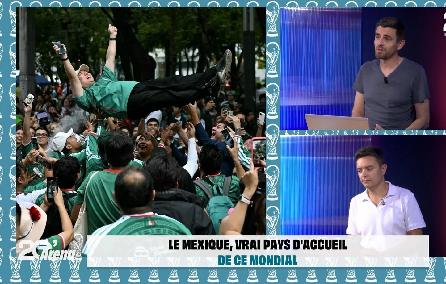México destaca en el Mundial con una pasión futbolera que supera a EE.UU. y Canadá