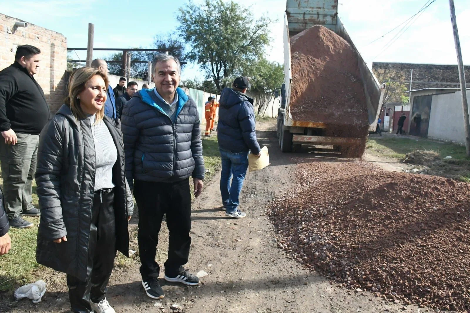 Norma Fuentes supervisó mejoras de infraestructura y limpieza en barrio Los Inmigrantes