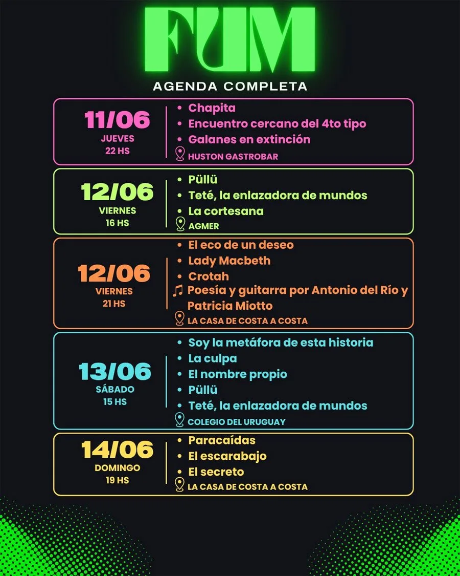 Primer Festival Uruguayense de Microteatro con funciones gratuitas en diversas sedes