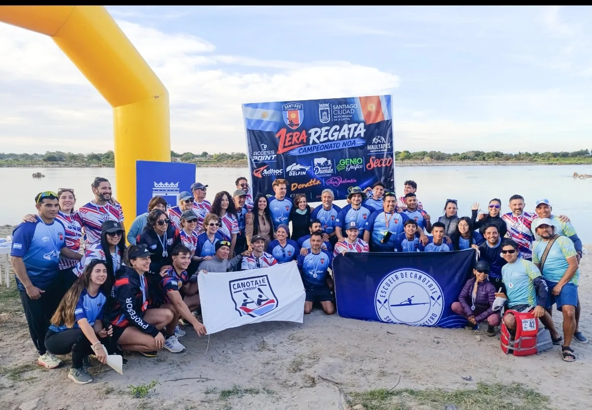 Primera regata del Campeonato NOA en kayak reúne a deportistas de varias provincias