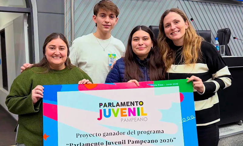 Proyecto de General Pico sobre economía circular ganó el Parlamento Juvenil Pampeano 2026