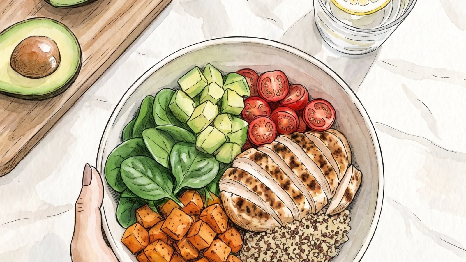 Cómo combinar macronutrientes para lograr comidas equilibradas y nutritivas