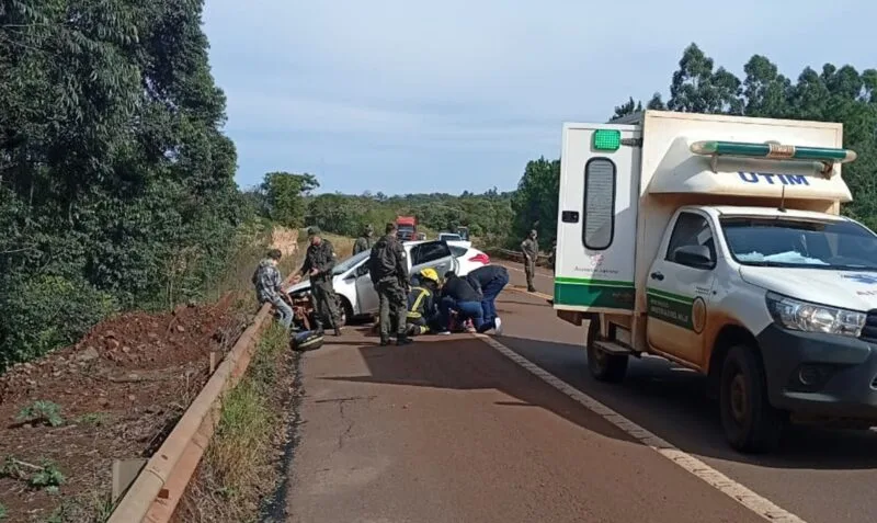 Conducía ebrio, despistó en la Ruta 14 y terminó detenido en Aristóbulo del Valle