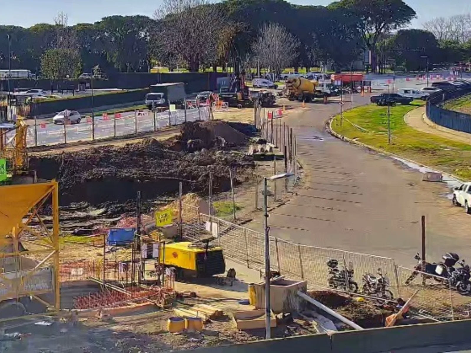 Corte en colectora Cantilo complica acceso al norte y obliga a usar desvíos alternativos