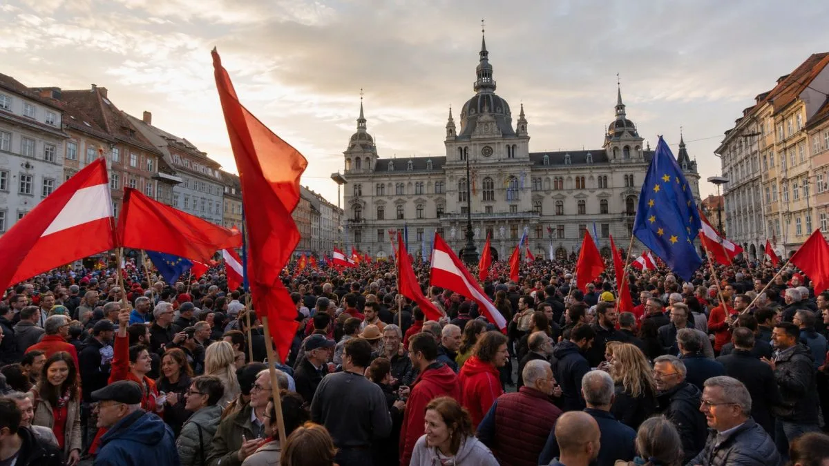 El Partido Comunista mantiene su gobierno en Graz tras ampliar su respaldo electoral