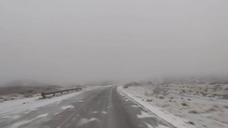 Estado de rutas en San Juan: vías intransitables y recomendaciones por nieve e hielo
