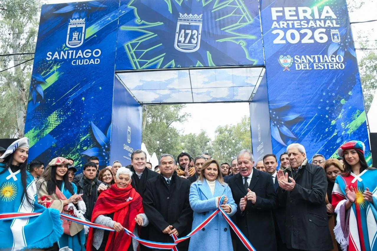 Inauguran Feria Artesanal 2026 con más de 900 stands y propuestas culturales en Santiago del Estero