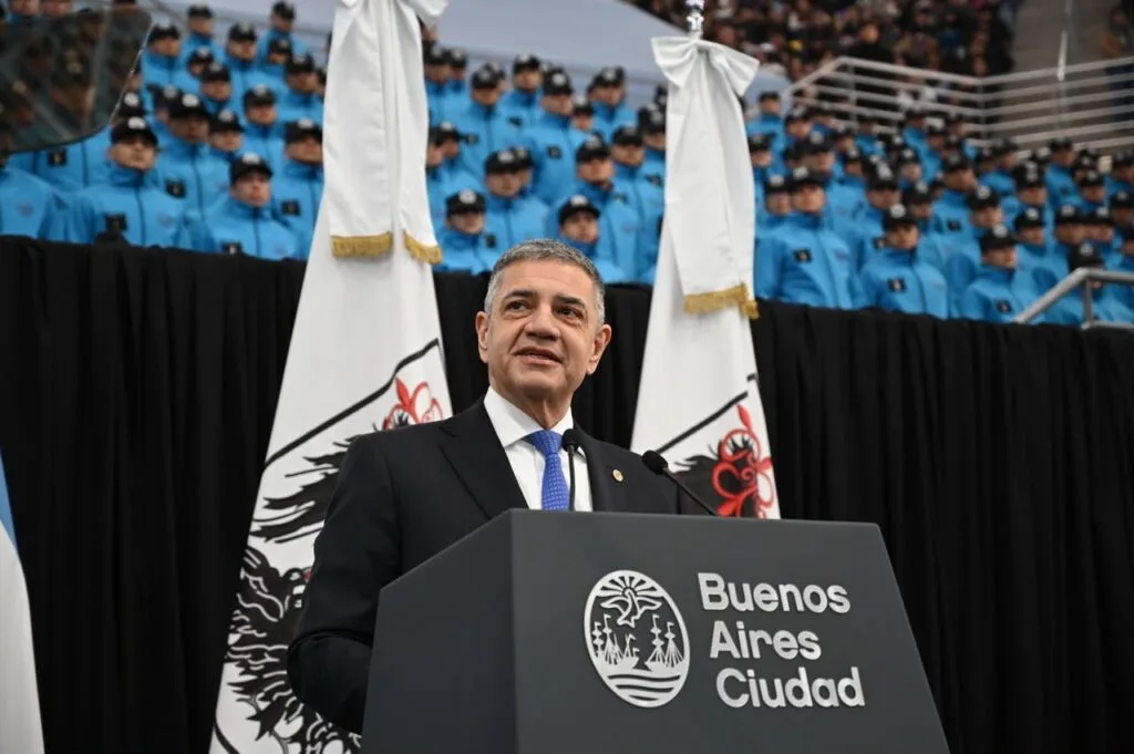 Jorge Macri presentó a más de mil nuevos policías para reforzar la seguridad en la Ciudad