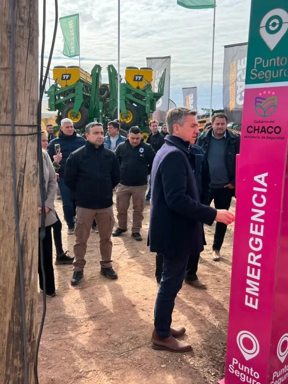 La Policía del Chaco instala cámaras rurales para mejorar la seguridad en Expo Agronea 2026