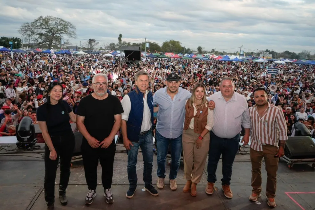 Leandro Zdero participó en la 33ª Fiesta Provincial del Ternero en Makallé