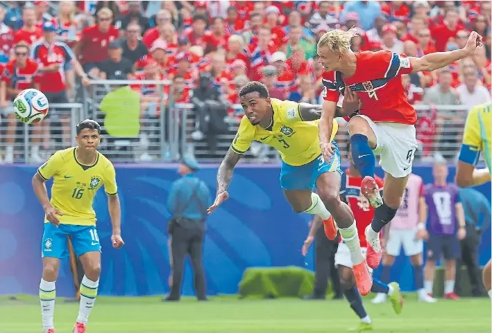 Noruega sorprendió a Brasil con la figura imparable de Haaland en el Mundial