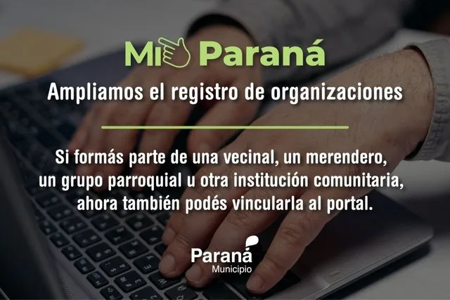 Paraná incorpora organizaciones sin personería jurídica en su plataforma digital municipal