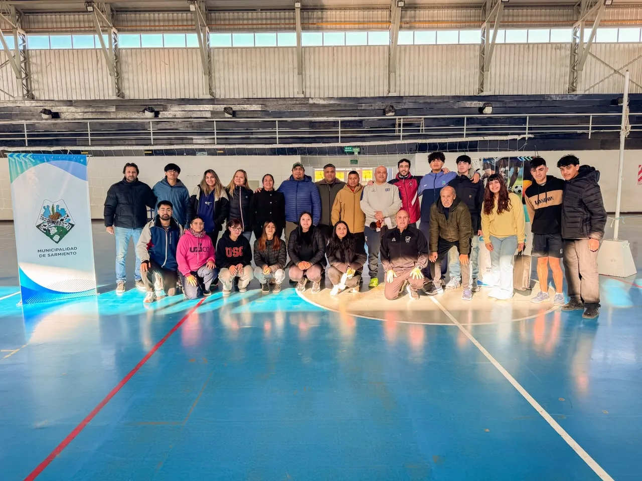 Sarmiento alojó un curso provincial para formar instructores de vóley con alcance nacional
