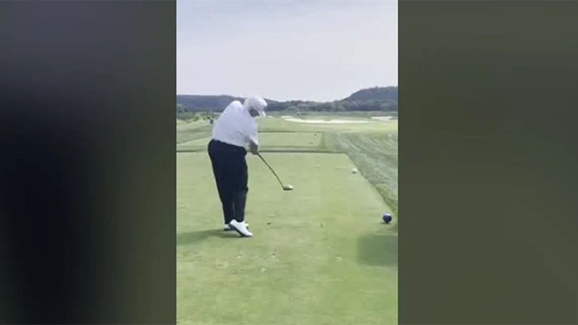 Donald Trump abordó la cuestión de Malvinas antes de hablar sobre golf y arquitectura en Irlanda