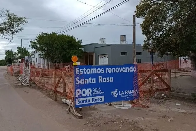 Cortes y restricciones de tránsito por obras en varios sectores de Santa Rosa